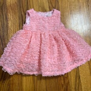 Cat & Jack Pink Ruffled Kids Formal Dress